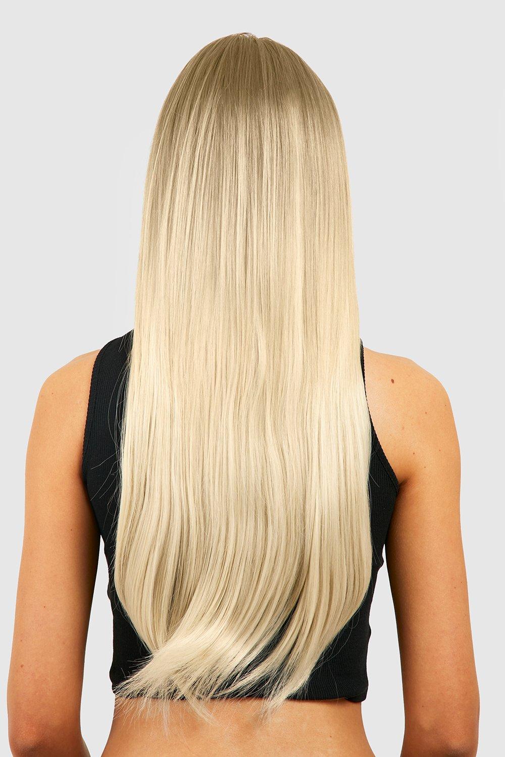 LullaBellz Thick 24 1 Piece Straight Clip In Hair Extensions